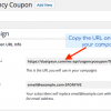 Webhook after adding an Urgency Coupon