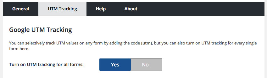 Contact Form 7 SUPERCHARGER UTM Options