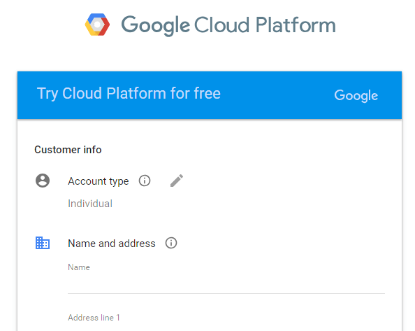 Google Maps Cloud Platform Billing Details